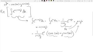 Integral with Complex Exponentials - Example 1