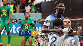 Sénégal 0-3 Angleterre, les lions battus et éliminés de la coupe du monde.