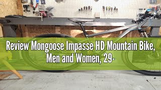 Review Mongoose Impasse HD Mountain Bike, Men and Women, 29-Inch Wheels, Aluminum Frame, Twist Shift