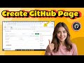 How To Create A GitHub Page | Host A Free Website