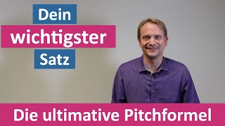 PITCHEN wie der PROFI - Baue deinen PERFEKTEN Pitch (Vertrieb, Startups…)