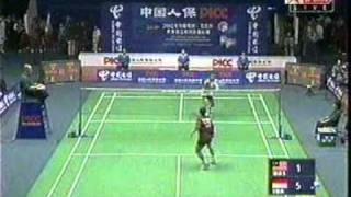 2002 Thomas Cup Final: Hendrawan 🇮🇩 vs Roslin Hashim 🇲🇾 4/4