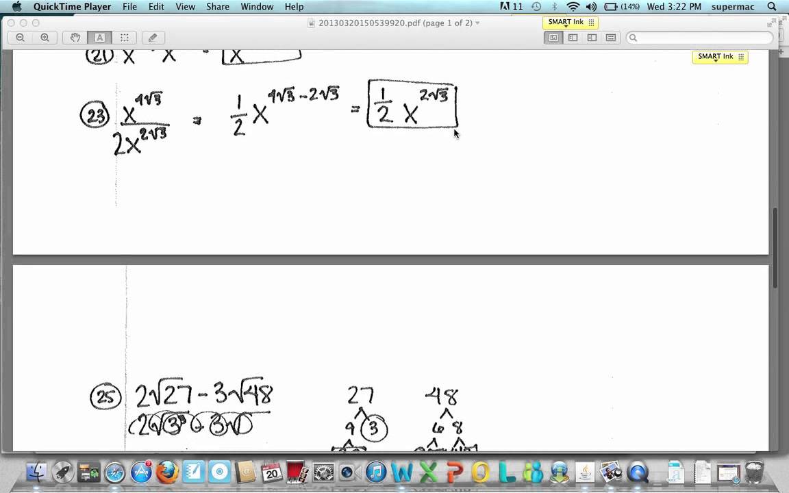 Lesson 6.2 Practice B Explanation - YouTube