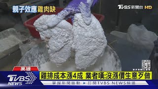 雞排成本漲4成 業者嘆:沒漲價生意歹做｜TVBS新聞@TVBSNEWS02