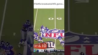 If #Netflix broadcasted #nfl games.  #jomaddensports