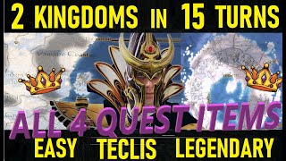 Teclis EASY Quest Items and 2 Kingdom Start!