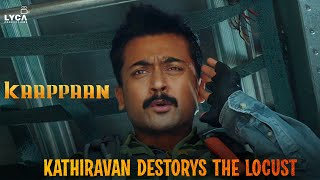 Kaappaan Movie Scene - Kathiravan destorys the locust | Suriya | Arya | Mohanlal | Sayyeshaa | Lyca