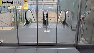 横浜  地下街 エスカレーター ジョイナス 日立 下り yokohama joinus Escalator Underground mall