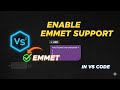 Enable Emmet Support for JSX in VS Code || Emmet is Not Working in VS Code React JS Extension File