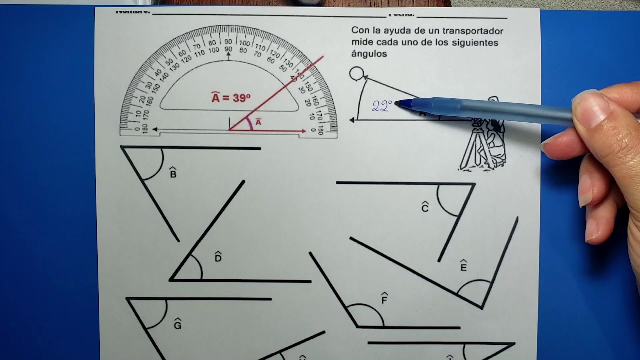 ¿Cómo Medir ángulos - YouTube