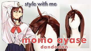 style-with-me: wig styling process of momo ayase from dandadan