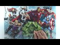 marvel avengers puzzle iron man captain america hulk thor black widow hawkeye