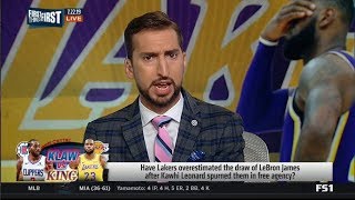 FIRST THINGS FIRST | Have Lakers overstimated draw of LeBron after Kawhi spurned them?