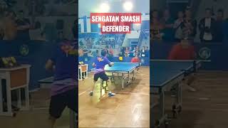 Counter Attact Defender.. Eddie Mahmud Bandung vs Agung ST #pingpong #trickshots #counterattack