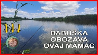 Pecanje na kanalu,koristimo mamac kojem BABUSKA ne moze da odoli !
