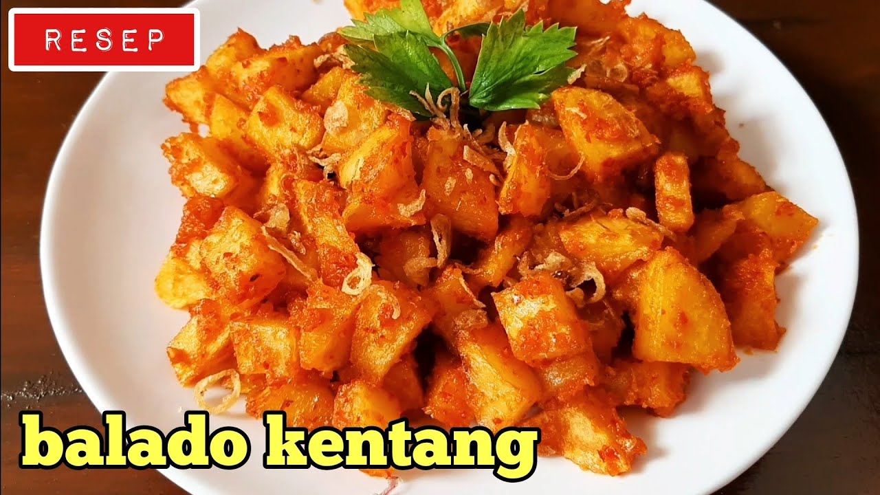 RESEP BALADO KENTANG || RESEP MASAKAN SIMPEL HARIAN - YouTube