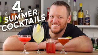 4 x summer cocktail recipes