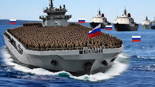 Today! Russian aircraft carrier carrying 23,000 troops was ambushed by Ukraine