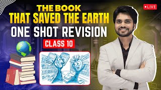 The Book that Saved the Earth Class 10 | Full ( हिंदी में ) Explained by Dear Sir With Ques/Ans