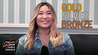 Chloe Kim Plays Gold Silver Bronze