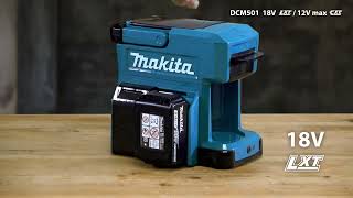 Aparat pentru preparat cafea Makita DCM501 cu acumulatori LXT 18V