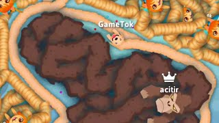 Epic Snake Io Gameplay! Top 1 Snake 🐍 The Map Snake Io Snake Game