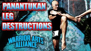 Panantukan Leg Destructions - Panantukan Techniques to Destroy your opponent's kicking leg