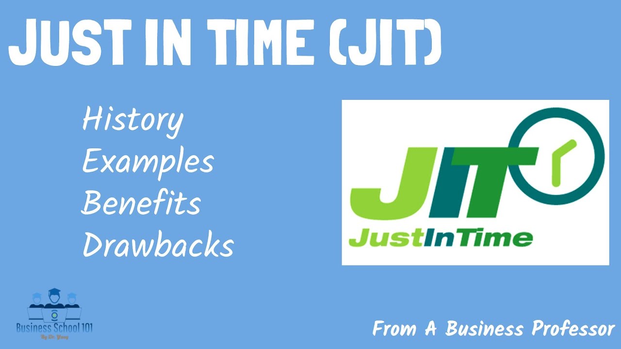 Just In Time Jit Supply Chain Management From A Business Professor