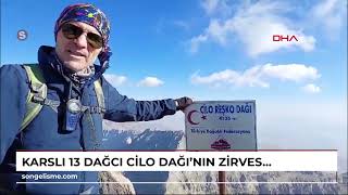 Karslı 13 dağcı, Cilo Dağı'nın zirvesine tırmandı