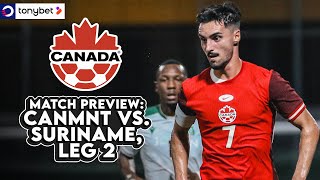 LEG 2 PREVIEW: CanMNT host Suriname in hunt for Concacaf silverware 🏆 | Presented by tonybet