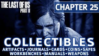 The Last of Us 2 - Chapter 25: On Foot All Collectible Locations (Artifacts, Coins, Safes, etc)