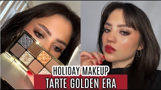 TARTE THE GOLDEN ERA HOLIDAY SET REVIEW + TUTORIAL | HOLIDAY MAKEUP TUTORIAL 2024