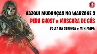 VAZOU! MUDANÇAS NO GHOST, MÁSCARA DE GÁS, MINIMAPA e CONTRATOS! VOLTA DA SERINGA e ARMAS DOURADAS