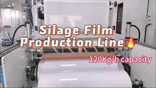 Silage Film/ Stretch film/PE Cling film Production Line, 3 Extrusion 120Kg/h,Durable and Sustainable