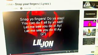 lil jon snap your fingers with lyrics