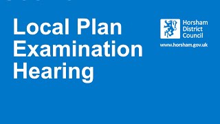 Local plan Examination Hearing