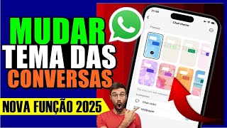 How to CHANGE THE THEME of WHATSAPP CONVERSATIONS - NEW OFFICIAL FEATURE 2025!