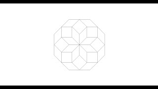 How to draw a Flower in Python Turtle Graphics (Octagonal)