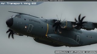 GERMAN AIRFORCE A400M DEMO (LTG 62)-AIR TATTOO 2024