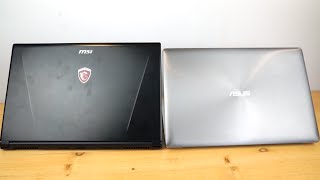 Asus ZenBook Pro UX501 vs.  MSI GS60 Ghost Pro Comparison Smackdown