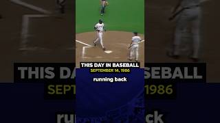 Sept. 14, 1986 – Bo Jackson of the Kansas City Royals hits his first Major League Baseball home run