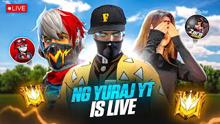 YURAJ YT IS BACK 🔥RANK PUSH ! ! Booyah Back to Back🔥 in Grandmaster Lobby🍷🔥 #freefire