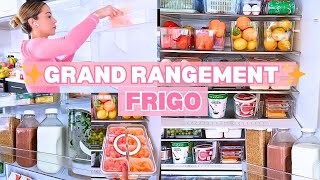 ✨ GRAND RANGEMENT DU FRIGO 🧊  Nettoyage, Rangement \u0026 Préparation pour la Semaine 🧊✨