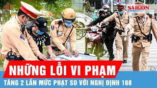 Điểm qua những lỗi vi phạm dự kiến sẽ tăng 2 lần mức phạt so với nghị định 168 | Thời sự