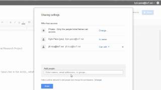 Google Docs for Teachers & Students - Sharing a Google Doc