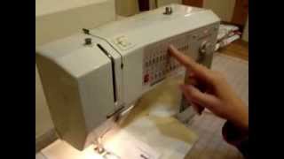 Bernina 1230 sewing demo