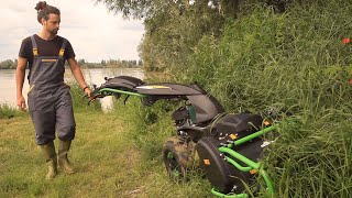 P130 Trinciasarmenti al lavoro in golena - Flail mower | EUROSYSTEMS