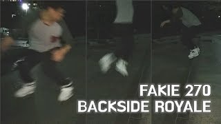 어그레시브 Fakie 270 Backside Royale Practice // 인라인 스케이팅, 롤러블레이드