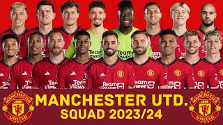 MANCHESTER UNITED F.C. Squad Season 2923/24 | Manchester United | FootWorld
