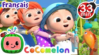 1,2,3,4,5 J’ai attrapé un poisson | CoComelon en Français | Chansons pour bébés